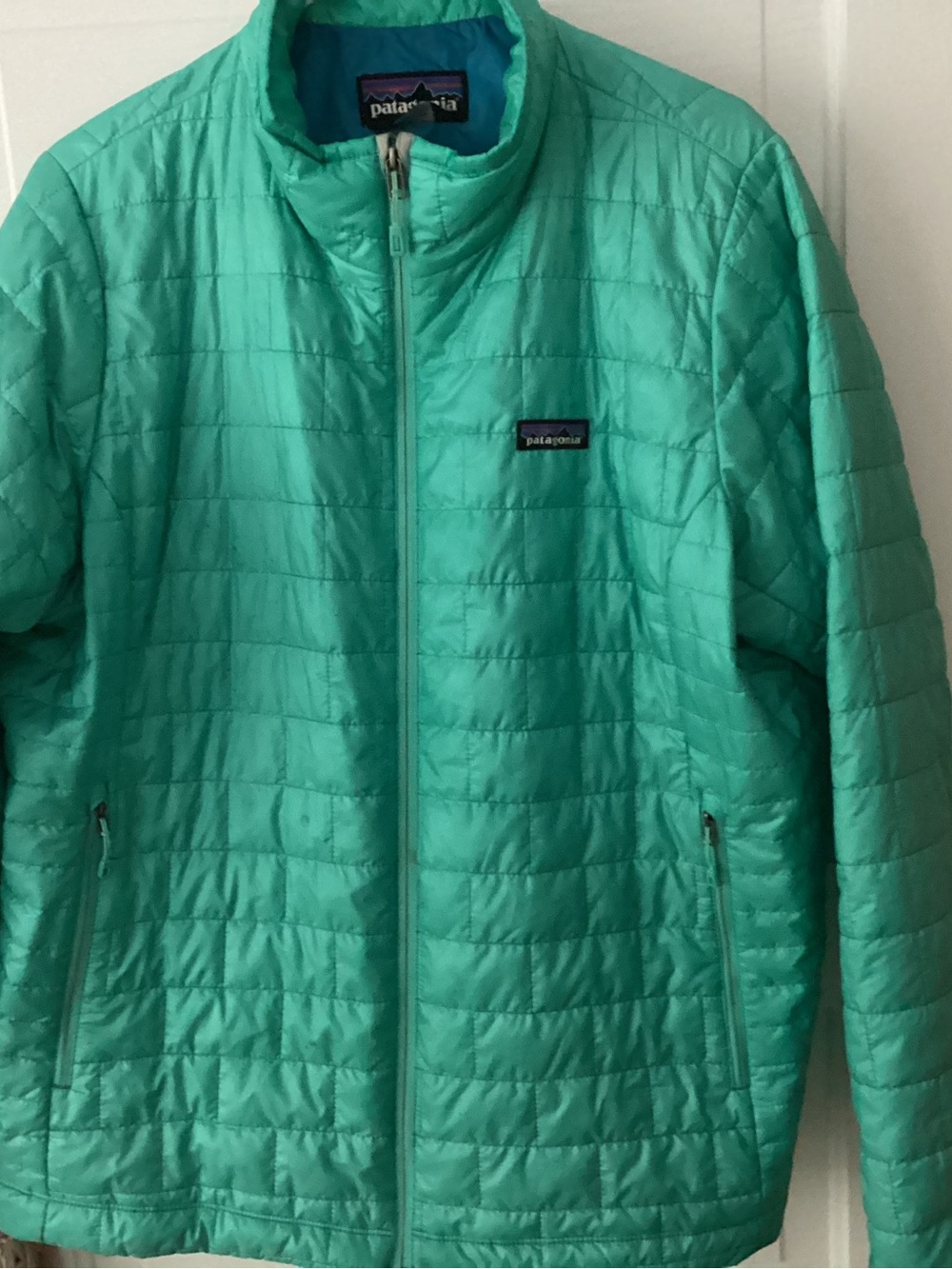 Patagonia Women’s Quilted Puffer Jacket - Teal,  Hard to Find XXL